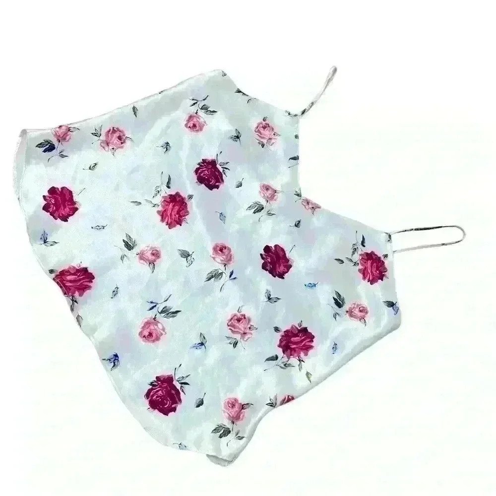 TRYSE Camisole Red Roses on Satin Cream; size 2xL - Picture 9 of 9